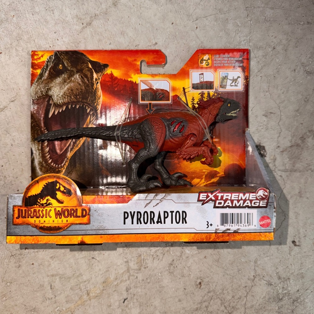 Jurassic World Dominion Pyroraptor Extreme Damage Dino Mattel 2021
